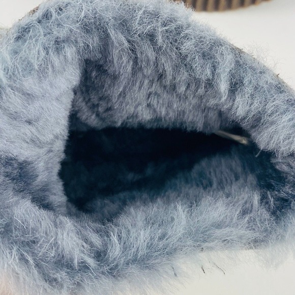 Womens 6 Emu Australia Tasman Mini Sheepskin‎ Ankle Boots Gray Suede Waterproof - Picture 9 of 9